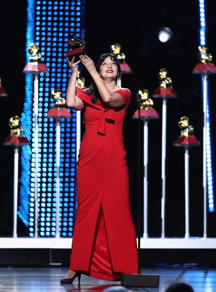Claudia Montero en los Latin Grammy 2018